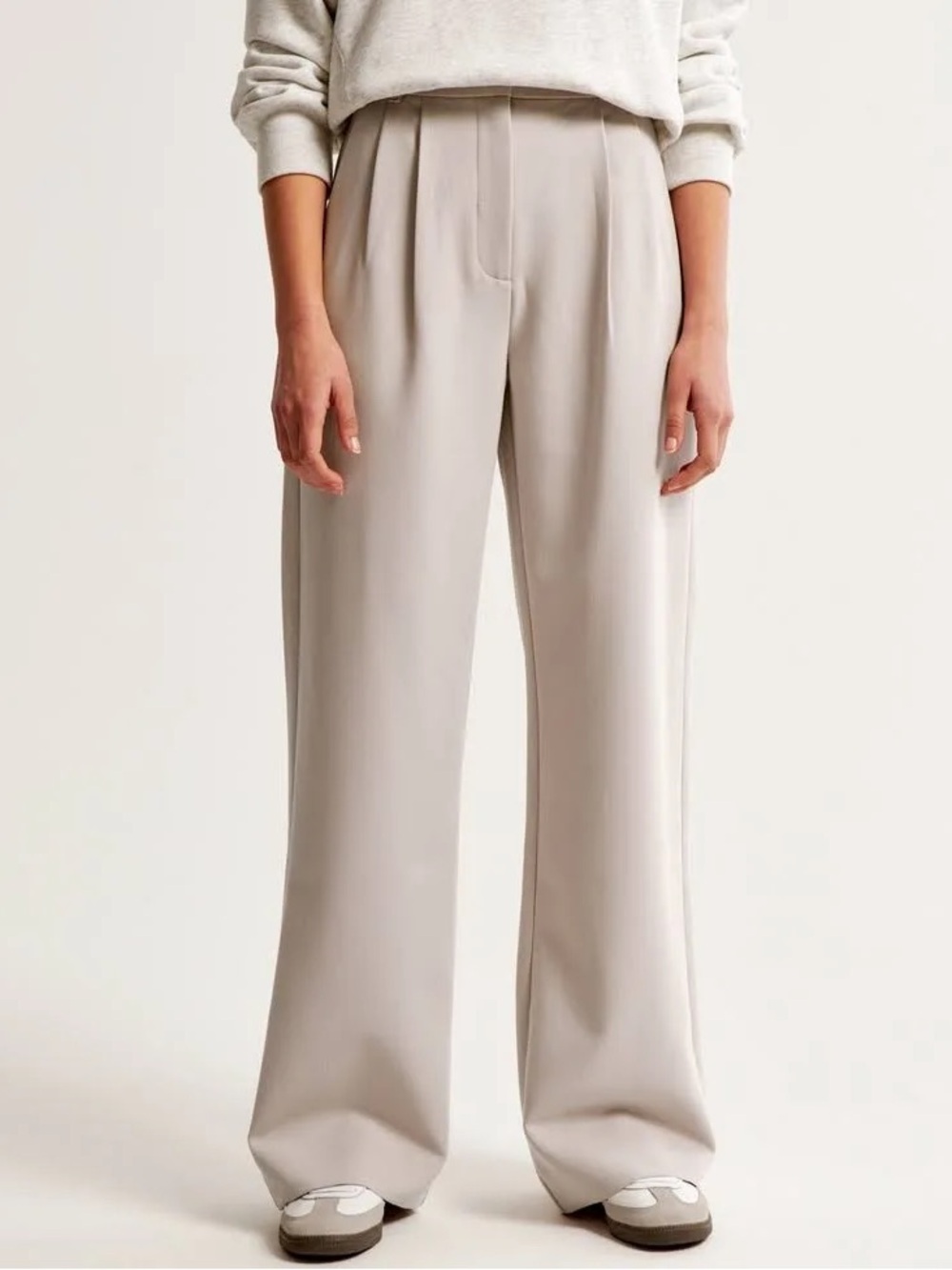 Abercrombie & Fitch Sloane Tailored Pants Beige Size 31 Long - Picture 7 of 10